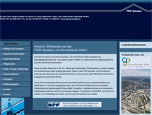 Tablet Screenshot of fwd-hausbau.de